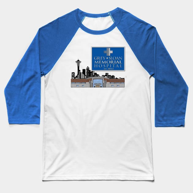 Grey-Sloan Memorial Baseball T-Shirt by grfxdude